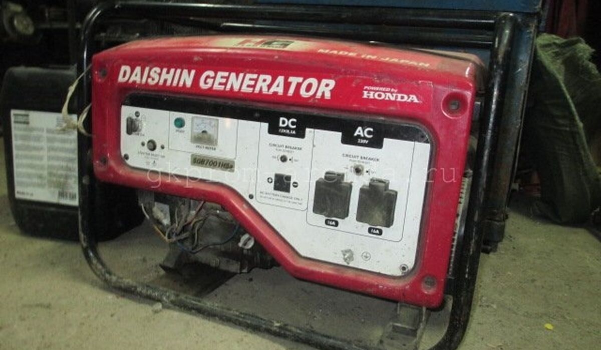 Аренда генератора Daishin SEB 7000 , прокат