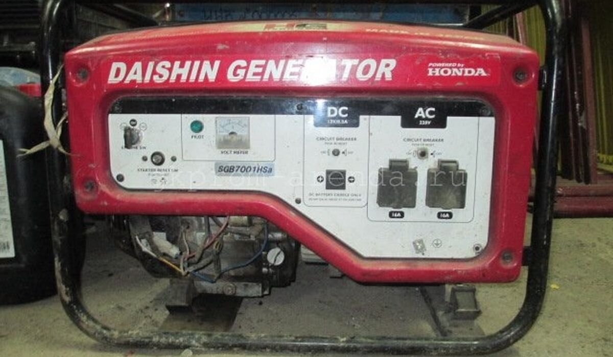 Аренда генератора Daishin SEB 7000  выгодно